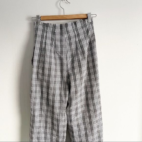 𝅺Topshop Plaid High Rise Trouser - Picture 6 of 9
